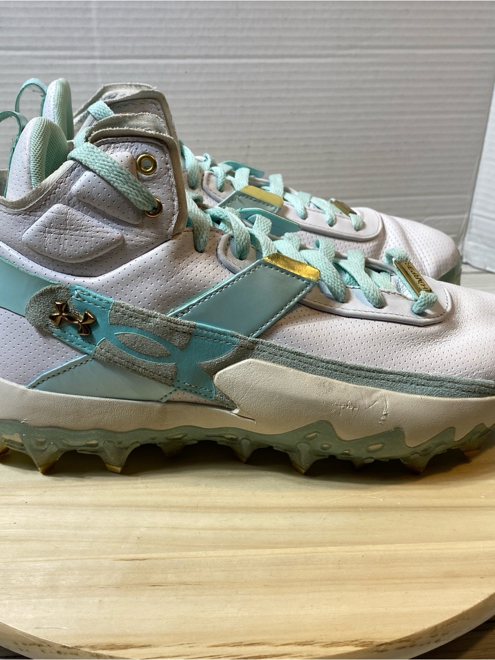 Under Armour Harper 10 Pro TPU Mid King Of  diamonds Cleats Baseball 9.5